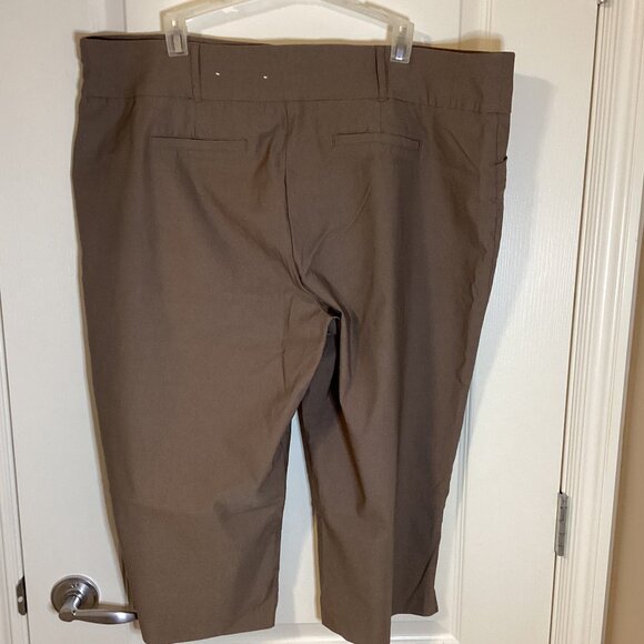Penningtons Witty is Pretty Womens Capris Cropped Pants Stretch Pull-On Size 22 - Picture 5 of 9